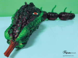 educational fall crafts Pumpkin Creatures sea serpent dragon