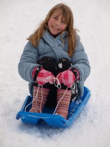 Ways to Keep Your Kids Active in the Winter sled